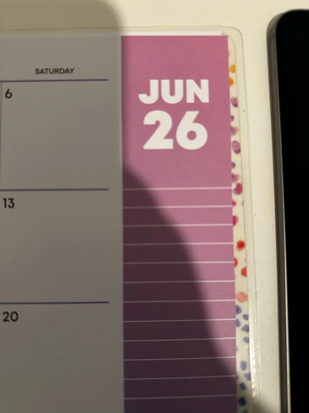 Teach Well Floral Spiral Horizontal Teacher Planner June 25-June 26